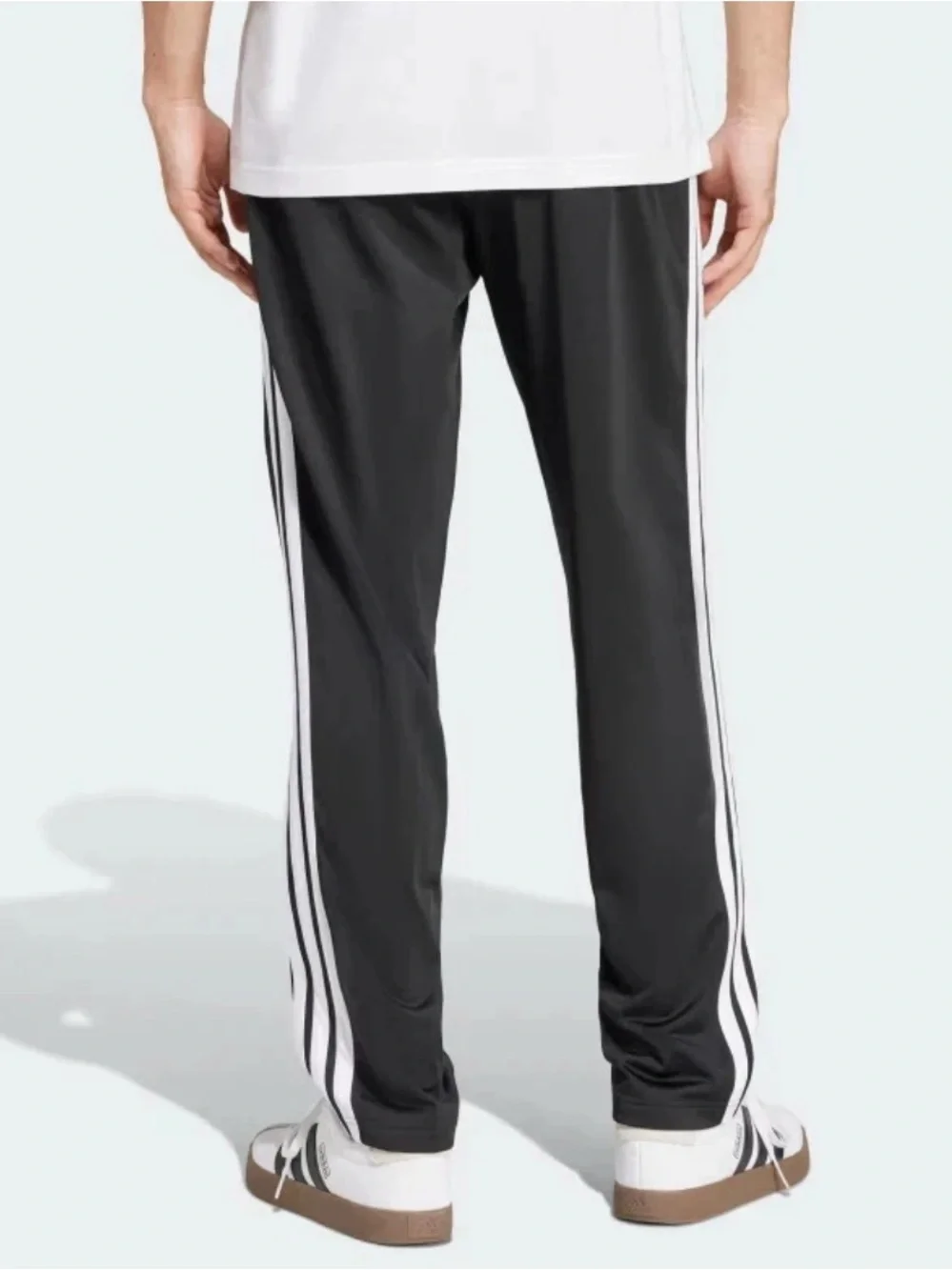 Adidas 3-Stripes Inner Drawstring Tricot Track Pants Black White KE2045 Sz 2XL